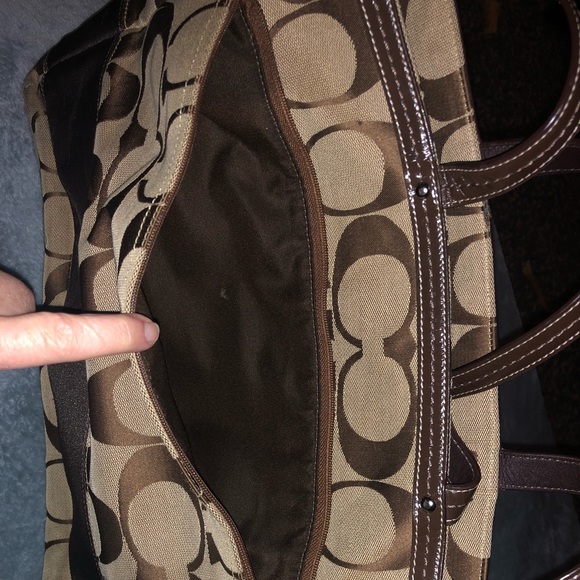Coach AUTHENTIC Computer/Work/Diaper Bag - Picture 2 of 7
